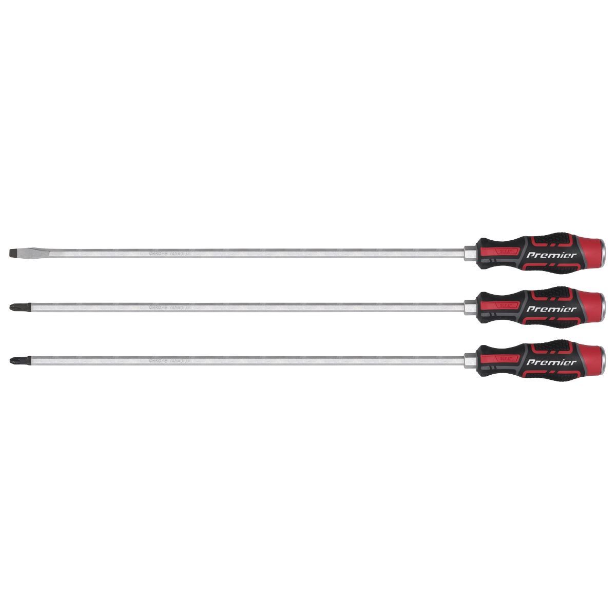 Set Di Screwdriver Sealey 3 Pezzi Hammer-Thru 450Mm AK4942