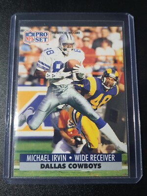 Michael Irvin - NFL Pro Set 1991 - Dallas Cowboys 