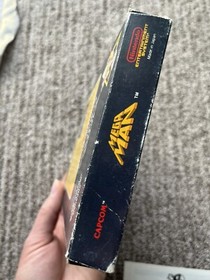 Mega Man (Nintendo 1987) NES CIB Complete Rare Dr Wright Error Box 1st Edition