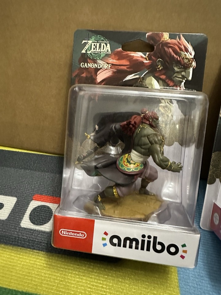 Tears of the Kingdom Nintendo amiibo Ganondorf, Link And Zelda Amiibo