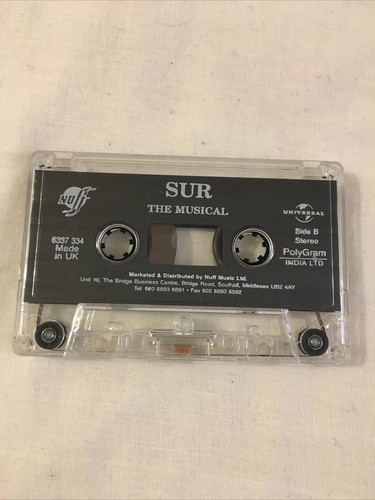 Sur - The Musical - Bollywood cassette M.M. Kreem Lucky Ali (not CD) - Picture 3 of 4