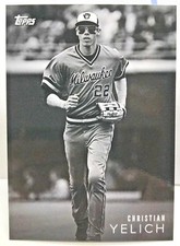 Christian Yelich 2018 Topps On Demand Black & White #20 - BREWERS - SP /1666
