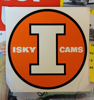 Iskenderian Racing Cams Grande Decalcomania In Stile Vintage - Foto 6