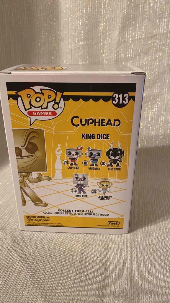 Funko Pop! Games: Cuphead S1- King Dice (Styles May Vary) Collectible Figure