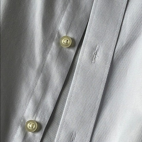Camisa de vestir para hombre Charles Tyrwhitt gris claro regular 42 16 1/2 usada - Imagen 4 de 5