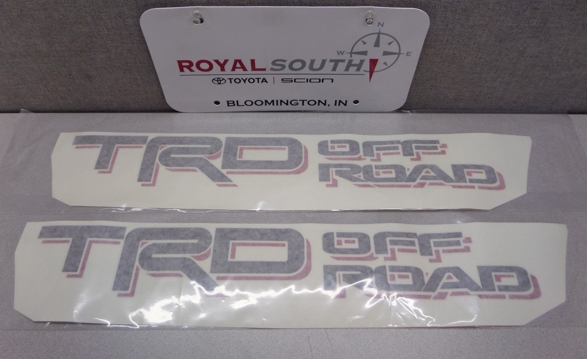 Toyota Tacoma 16-21 TRD Off Road Decal Sticker Kit Dark Script
