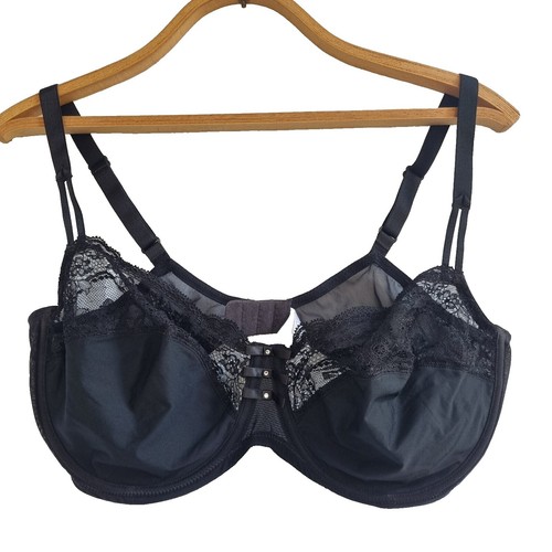 Marie Jo Women's Bra 34D Fuchsia Pink Lace Trim Padded Underwire