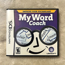 Ubisoft My Word Coach Nintendo DS Educational Vocabulary Manual Included E 2008