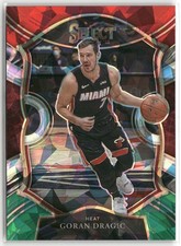 2020-21 Panini Select #22 Goran Dragic Red White Green Cracked Ice