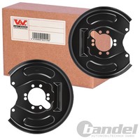 2X VAN Wezel Spritzblech Bremsscheibe Hinten Passend FüR Volvo S40 V40 Carisma