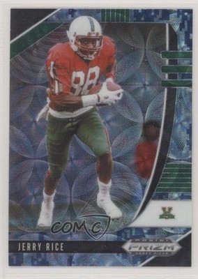 2020 Panini Prizm Draft Picks Camo Prizm 8/25 Jerry Rice #51 HOF 0c3