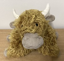 Jellycat Truffles Highland Cow Pillow Retired