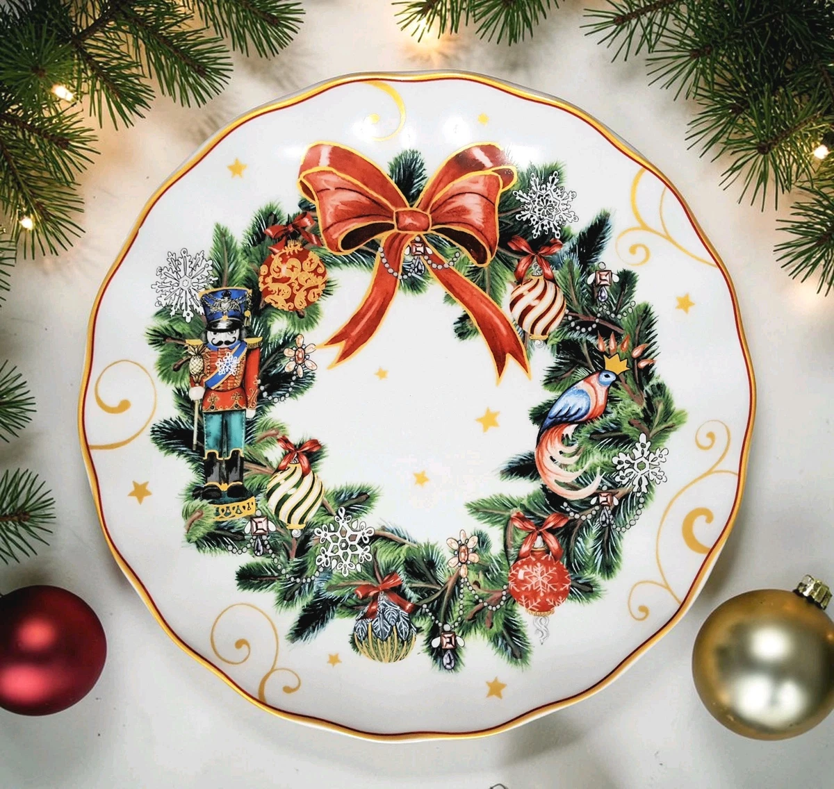 【新品】　WILLIAMS-SONOMA クリスマスプレート Рождественские столовые тарелки Williams-Sonoma - огромный выбор