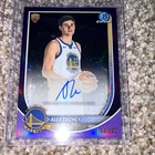 Topps 2025-26 Bowman Chrome Autographs Alex Toohey Warriors RC Auto Purple /250
