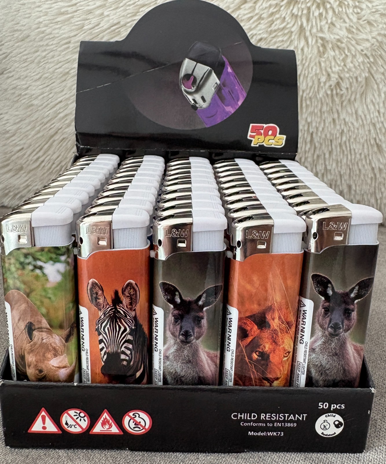 Assorted Animal Print 5 25 50 100 Count