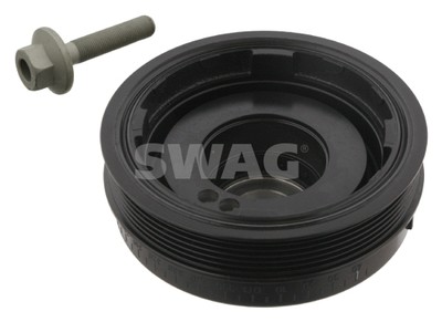 SWAG 10 93 3579 Belt Pulley, Crankshaft for Mercedes-Benz, Mercedes-Benz (BBDC)