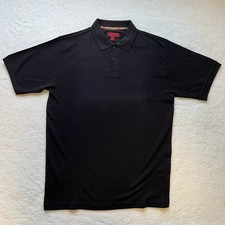 Burberry Pique Cotton Polo Shirt Black Men's Size S Short Sleeve Classic VTG NWT
