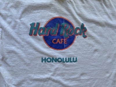 Vintage 90s Hard Rock Cafe Honolulu T-Shirt Hawaii Graphic Tee
