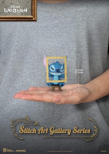 Beast Kingdom - Lilo & Stitch MEA-045 Stitch Art Gallery Series Mini Figure 6pc - Picture 9 of 10