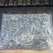 (500) Zip-It 1/2 x 1-5/8 All Metal Zinc Hollow Wall Drywall EZ Anchor #8 Screw