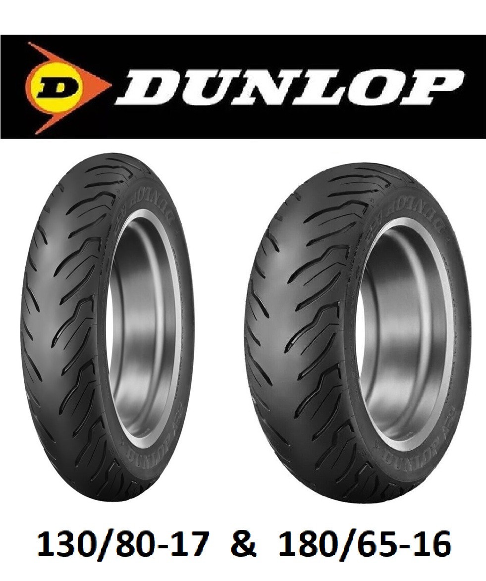 DUNLOP AE2 ELITE 130/80-17 & 180/65-16 TIRE SET HARLEY ELECTRA