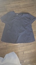 Scrubstar Women's Grey Scrub Top 3XL