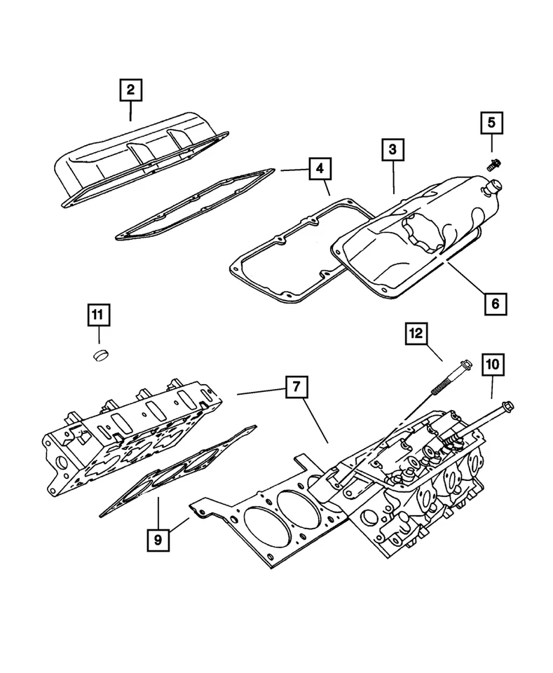 1994-06 JEEP WRANGLER 4.0L V6 ДВИГАТЕЛЯ КРЫШКА МАСЛОЗАЛИВНОЙ ГОРЛОВИНЫ OEM # 53010654AA - Изображение 4 из 4