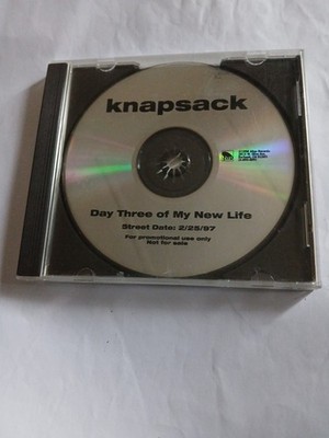 KNAPSACK DAY THREE OF MY NEW LIFE CD ADVANCE PROMO DIFFERENT BACK COVER 1997