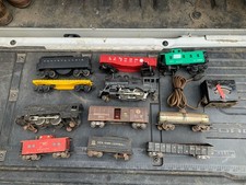 Lot of 11 Vintage Lionel/Marx Train Cars Untested And Transformer