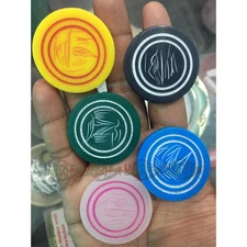 Carrom Design Striker set INDIA BEST QUALITY COINS GOTI Plastic 4 Striker/DISK
