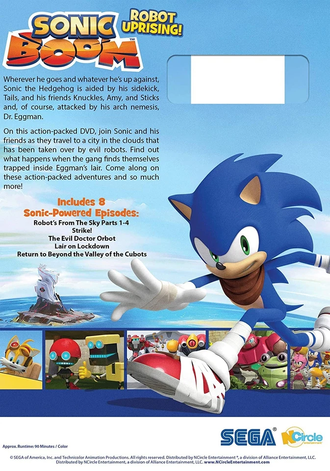 Sonic Boom: Robot Uprising (DVD) Animated (US IMPORT) - Image 3 of 4