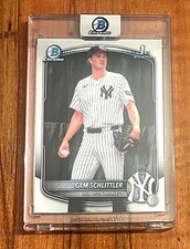2025 CAM SCHLITTLER BOWMAN CHROME 1ST YANKEE CARD - SEALED /UNTOUCHED PRISTINE