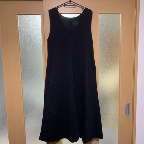 MUJI cotton flare long dress