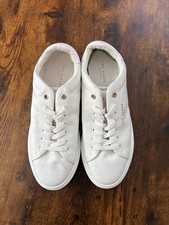 Women's White Leather Trainers UK Size 39