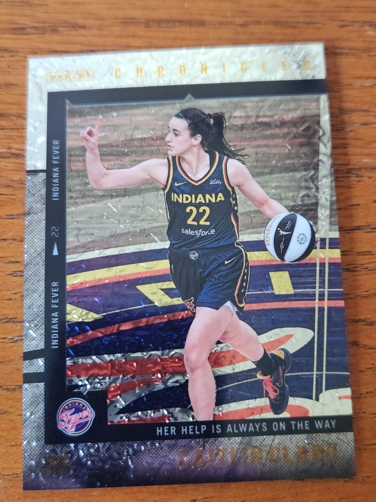 2026 Panini NSCC VIP  Caitlin Clark Chronicled Gold Card #46  28/50