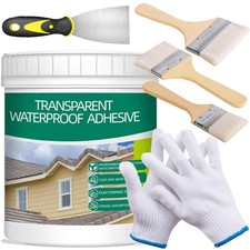 Qiveaory 1Kg/36Fl.oz Transparent Waterproof Coating Invisible