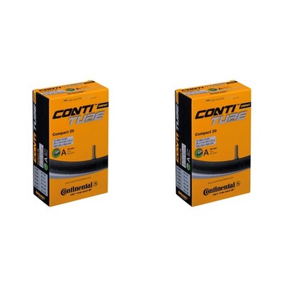 2x Continental Schlauch Compact 20 20x1 1/4-1.75'' x 2 32/47-406/451 AV 34mm