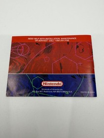 3-D Tetris Game Nintendo Virtual Boy Retro Video Games with Instruction Booklet