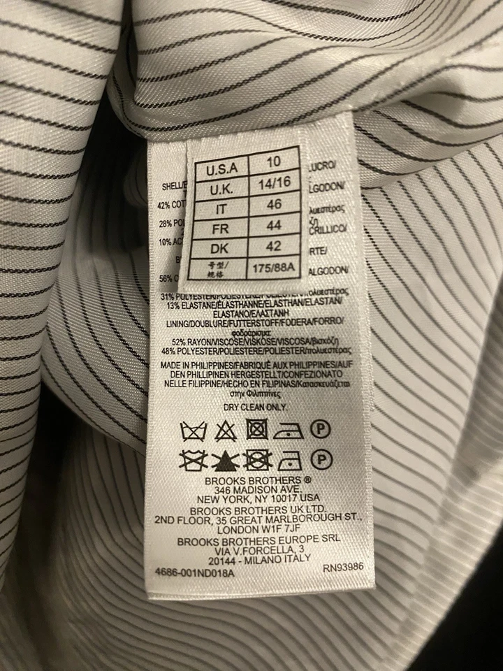 Brooks Brothers Red Fleece Short Sleeve Red/Black Plaid Check Dress Size 10 - Image 3 of 4