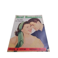 Real Romances Magazine September Too Wild For Marriage Husband-Chaser
