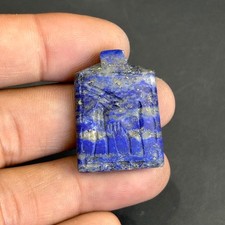 Beautiful old lapis lazuli Stone Roman intaglio pendant 