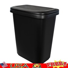 XL Dual Function Trash Can Heavy Duty Plastic Indoor Outdoor Garbage Bin New