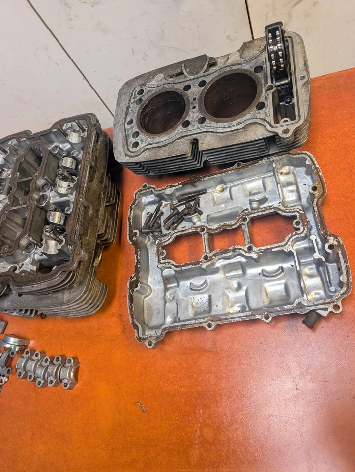 Yamaha 500 DOHC TX500 TX 500 1974 74 cylinders jugs Motor Head Top End - Image 4 of 4