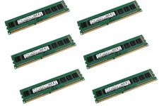 6 x Samsung M378B5173QH0-CK0 PC3-12800U-11-13-A1 4GB Memory RAM 24GB
