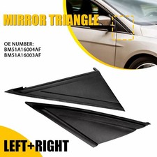 Pair Side Mirror Corner Triangle Cover Pillar Trim Fits For Ford Focus 2012-18 M Pair Side Mirror Corner Triangle Cover Pillar Trim Fits For Ford Focus 2012-18 M