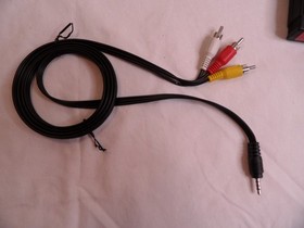 Atari 7800 Console Pro-System Composite AV and Power Mod w/ Controller  Tested