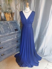 Biba elegant flowing blue ballgown UK 16 – Wedding/ Party/ Evening/ Formal