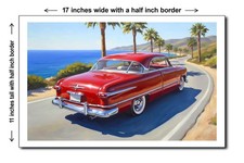 1951 Ford Victoria 3 - 11x17 Poster Art Print