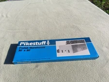 HO Pikestuff Kit PREFAB WAREHOUSE 30' X 80' Model #0004