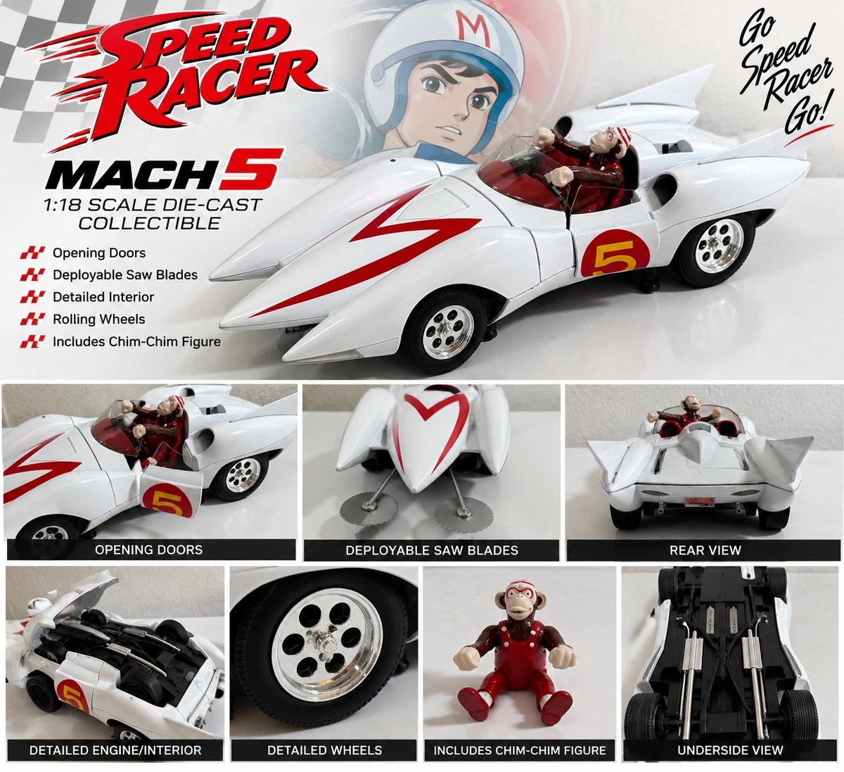 Speed Racer 1:18 Scale Diecast Cars, Trucks & Vans for sale | eBay